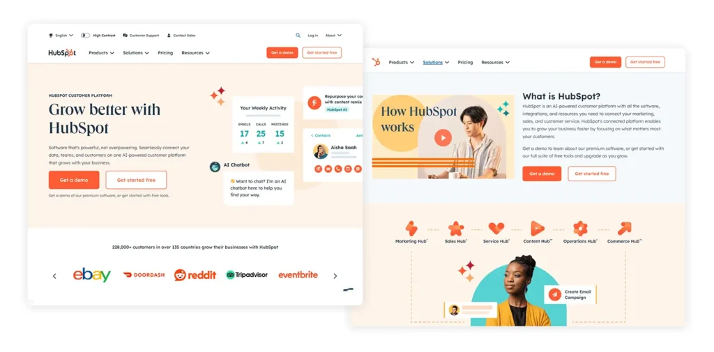 Modern bir web sitesinde başlık, açıklama, form ve harekete geçirici buton içeren açılış sayfası tasarımı