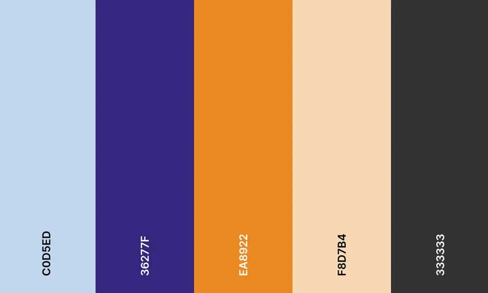 Farklı sektör logolarının ve renk paletlerinin yer aldığı, renklerin psikolojik etkilerini gösteren görsel