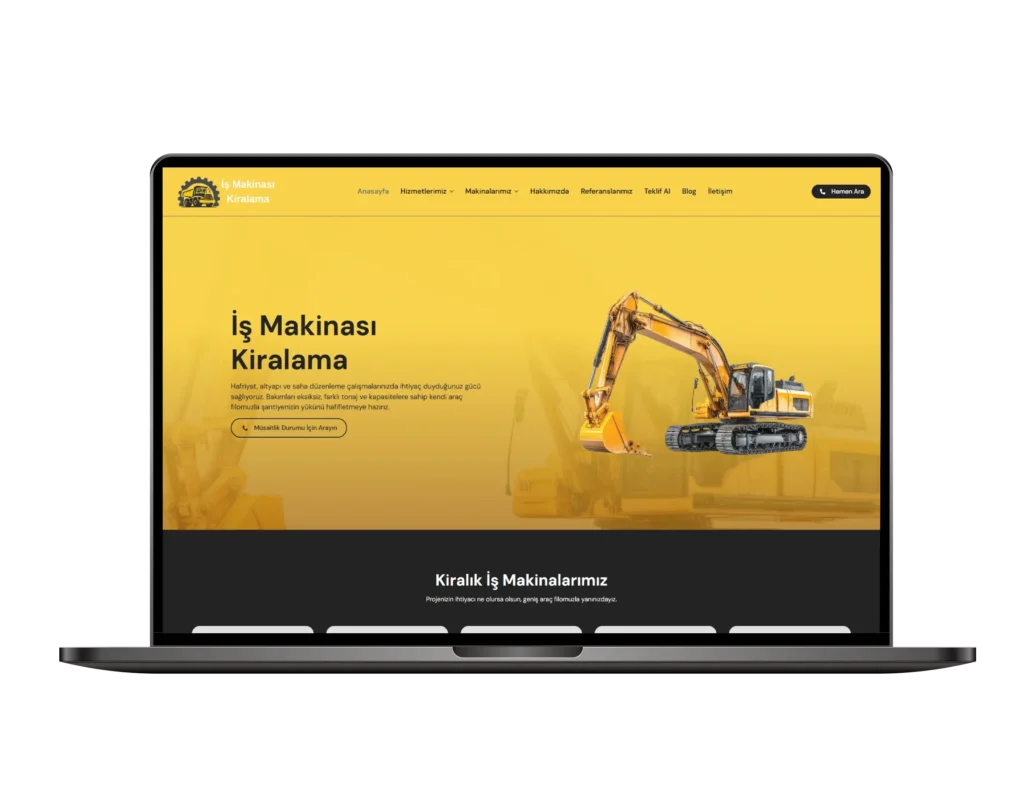 İş Makinası Kiralama